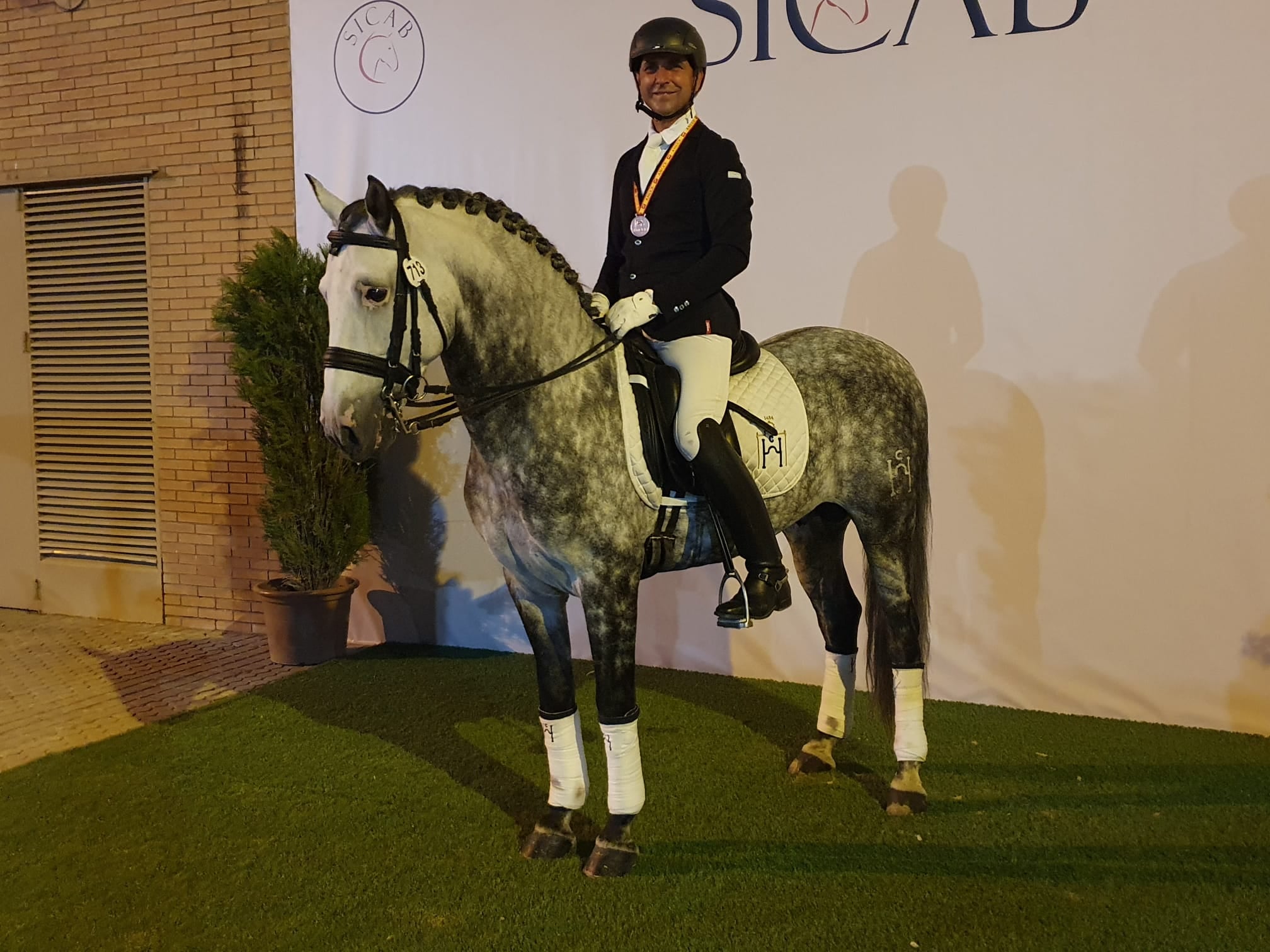 Tercer puesto en la copa ANCCE de Doma Clásica Yeguada Cartuja