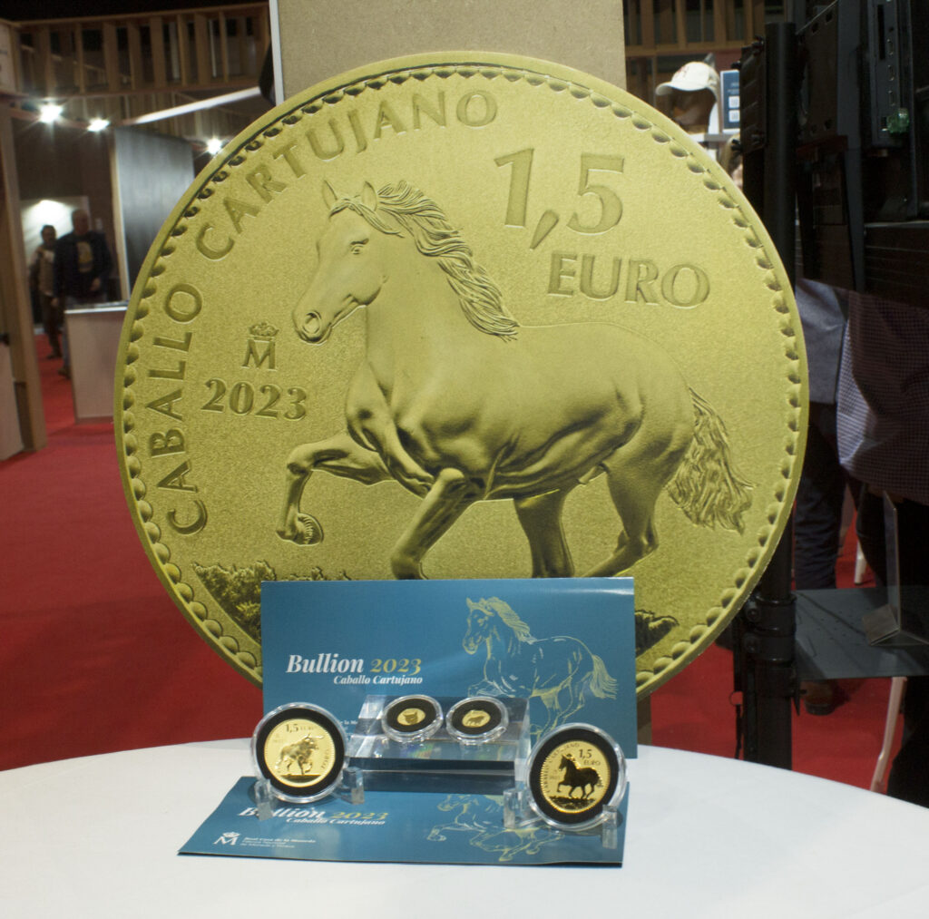 Moneda bullion caballo SICAB