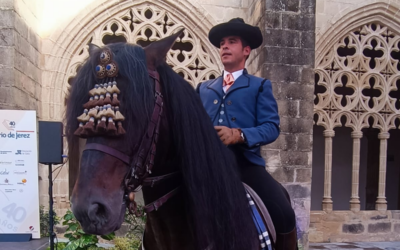 Los caballos de la Yeguada Cartuja presiden la celebración del 40 Aniversario del Diario de Jerez