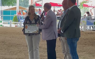 Yeguada Cartuja recibe un homenaje durante el XXVI concurso Equisierra 2024