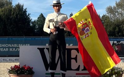 Yeguada Cartuja conquista el podio en el CETI Italia con la Equitación de Trabajo