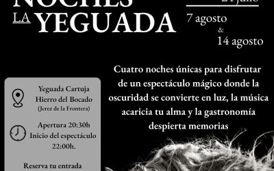 Yeguada Cartuja, por primera vez, contará con un calendario de espectáculos nocturnos bajo el nombre de Noches de la Yeguada 2026